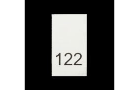 р122пб 122 - размерник - белый (уп.200 шт) купить по цене 78 руб - в интернет-магазине Веллтекс | Владикавказ
