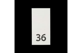 р036пб 36 - размерник - белый (уп.200 шт) купить по цене 78 руб - в интернет-магазине Веллтекс | Владикавказ
