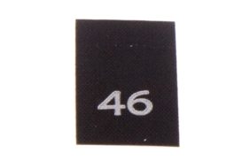 р046пч 46 - размерник - черный (уп.200 шт) купить по цене 115 руб - в интернет-магазине Веллтекс | Владикавказ
