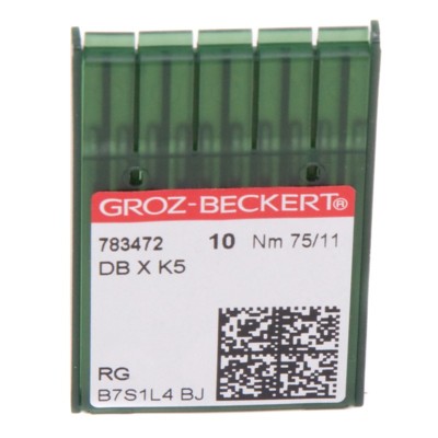 Иглы GROZ-BECKERT DBxK5 №75 (уп.10шт.) (0)