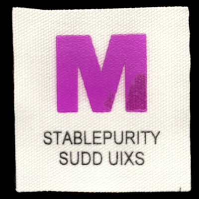 Нашивка M STABLEPURITY SUDD UIXS белый/сирень 4.5*4.5см (0)