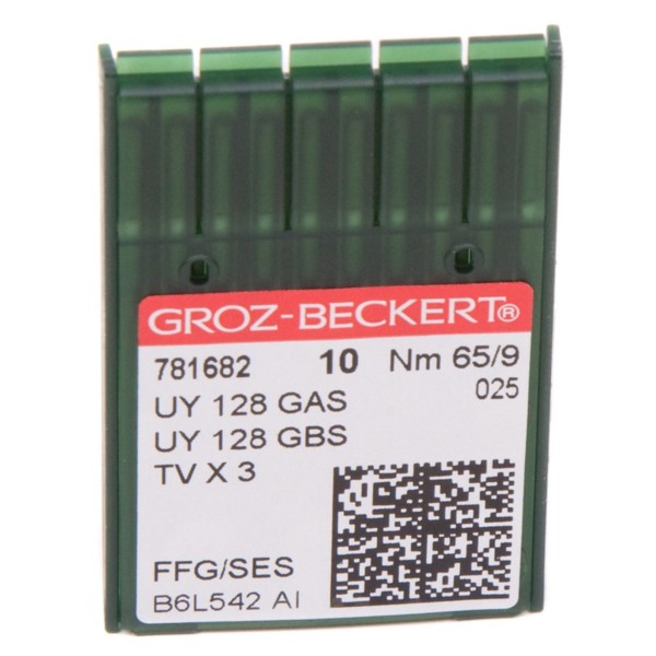 Иглы GROZ-BECKERT UY 128 GAS SES №65 (уп.10шт.)0