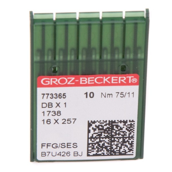 Иглы GROZ-BECKERT DBx1SES №75 (уп.10шт.)0