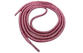 шнур круглый 5мм цв розовый люрекс (110см) купить по цене 55.6 руб для домашнего шитья - в интернет-магазине Веллтекс | Владикавказ
