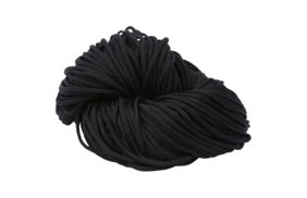 шнур для одежды круглый цв черный 5мм (уп 100м) 5-02 купить по 1.95 для тактического снаряжения в Владикавказе 