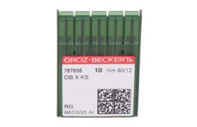 иглы groz-beckert dbxk5 №80 (уп.10шт.) купить по цене 153 руб - в интернет-магазине Веллтекс | Владикавказ

