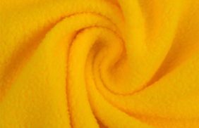 флис 190гр/м2, 100пэ, 160см, желтый №4 купить по цене 240 руб в розницу от 1 метра - в интернет-магазине Веллтекс